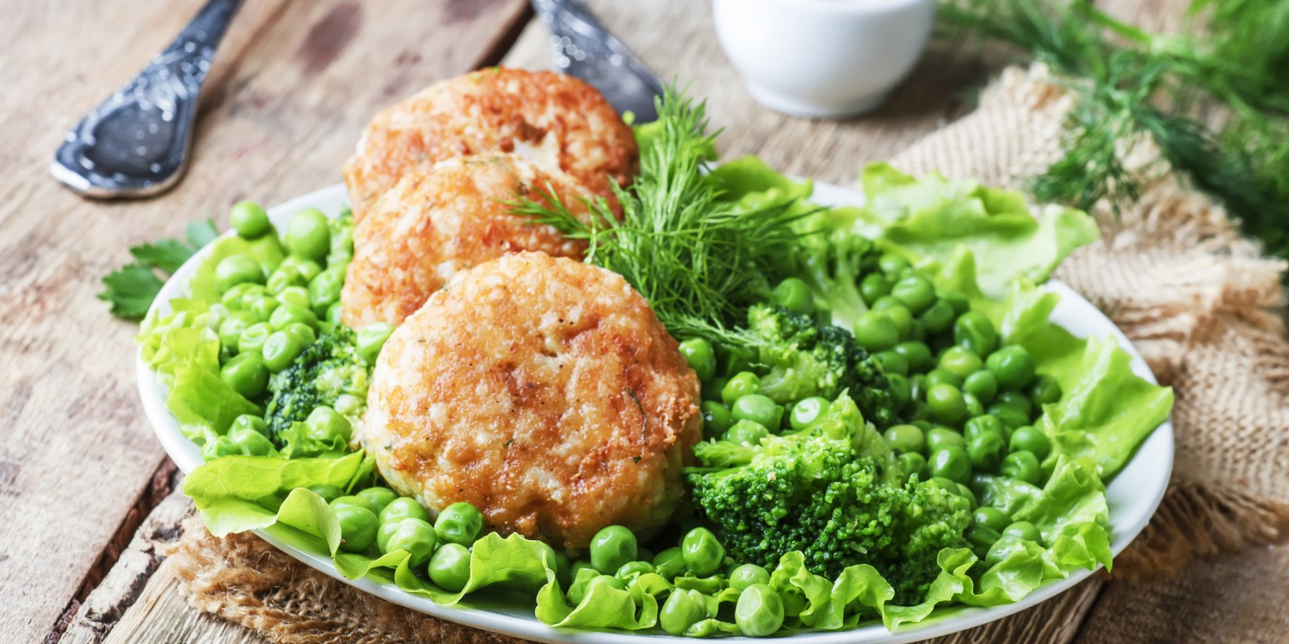 Рыбные котлеты с грибами