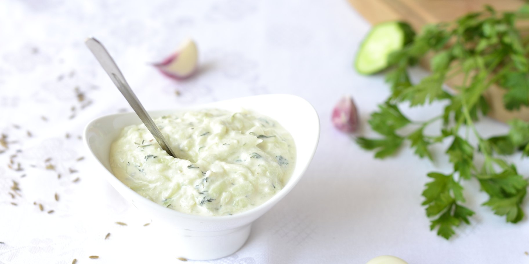 Сливочный соус с зеленью