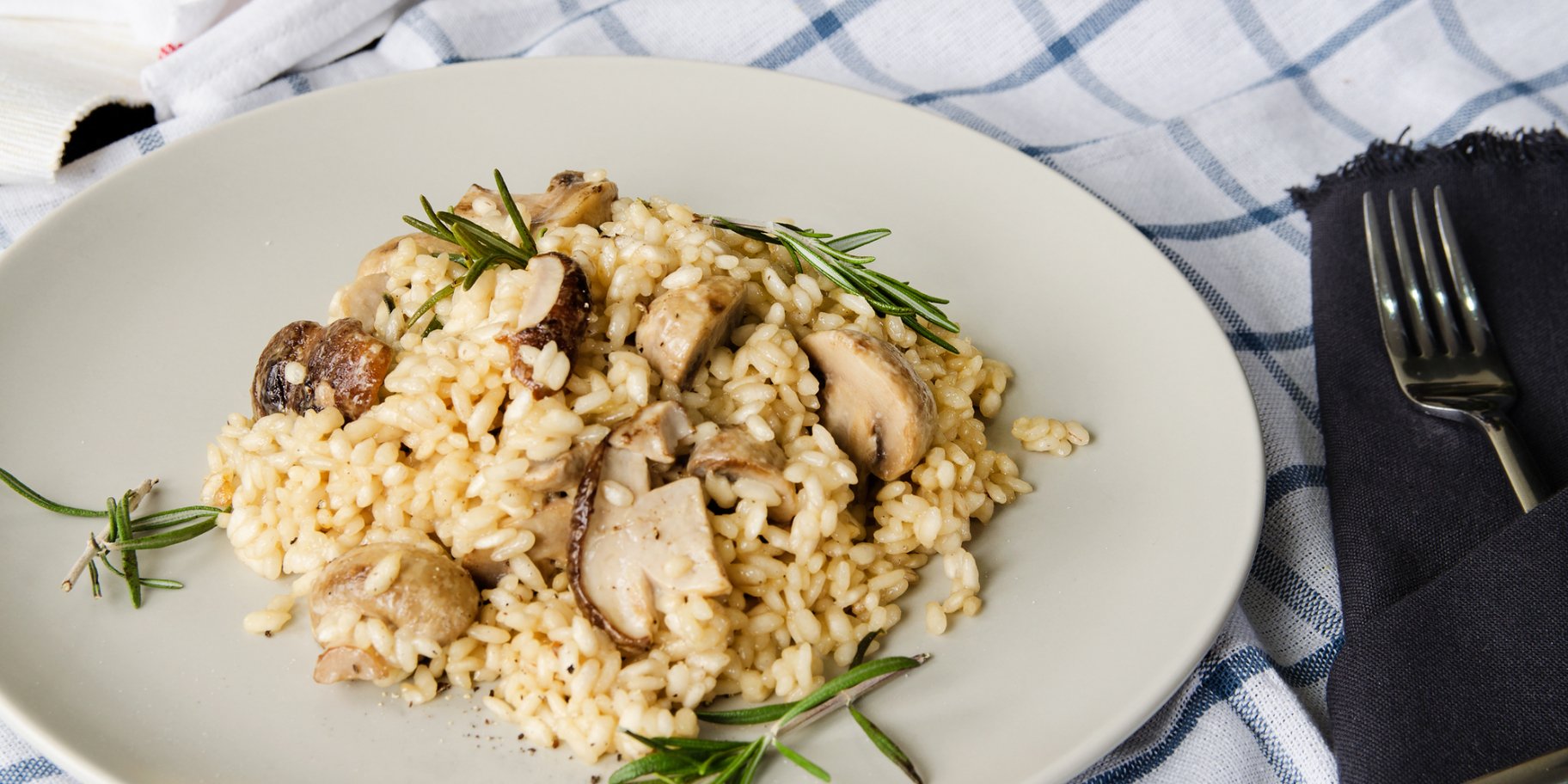 Рис з грибами