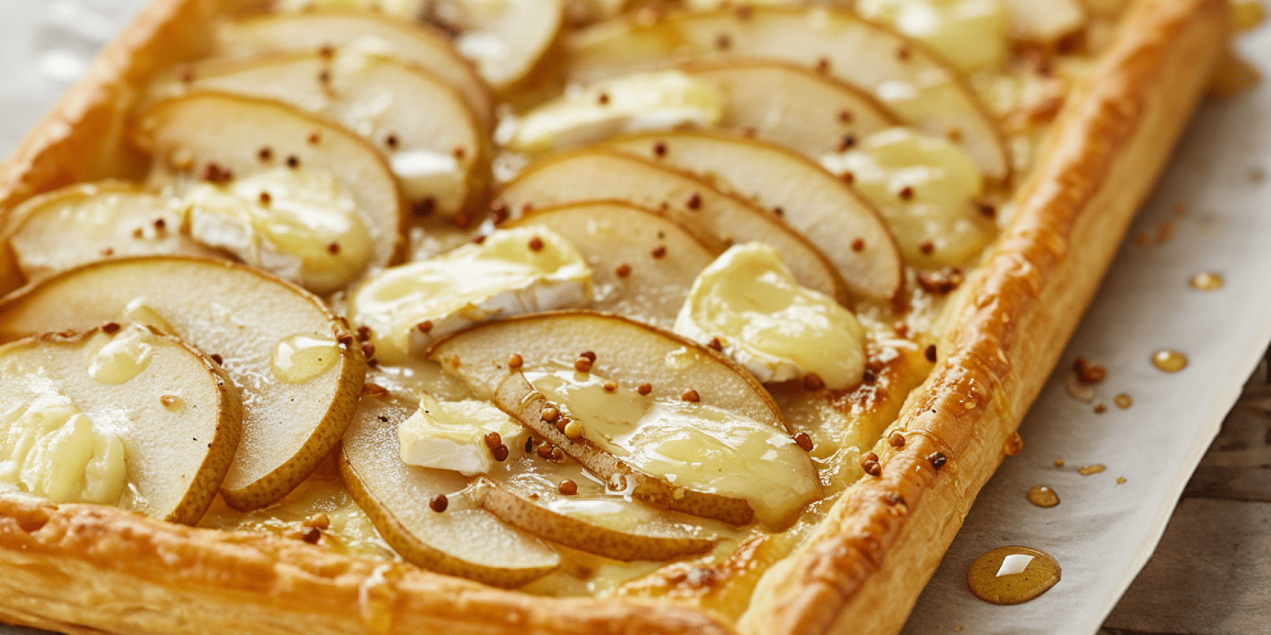 Запіканка з грушею і камамбером