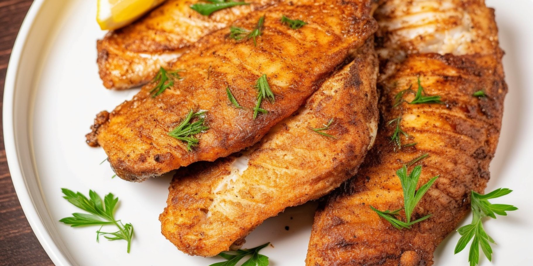 Стейки з сома з кабачковими паличками на гарнір