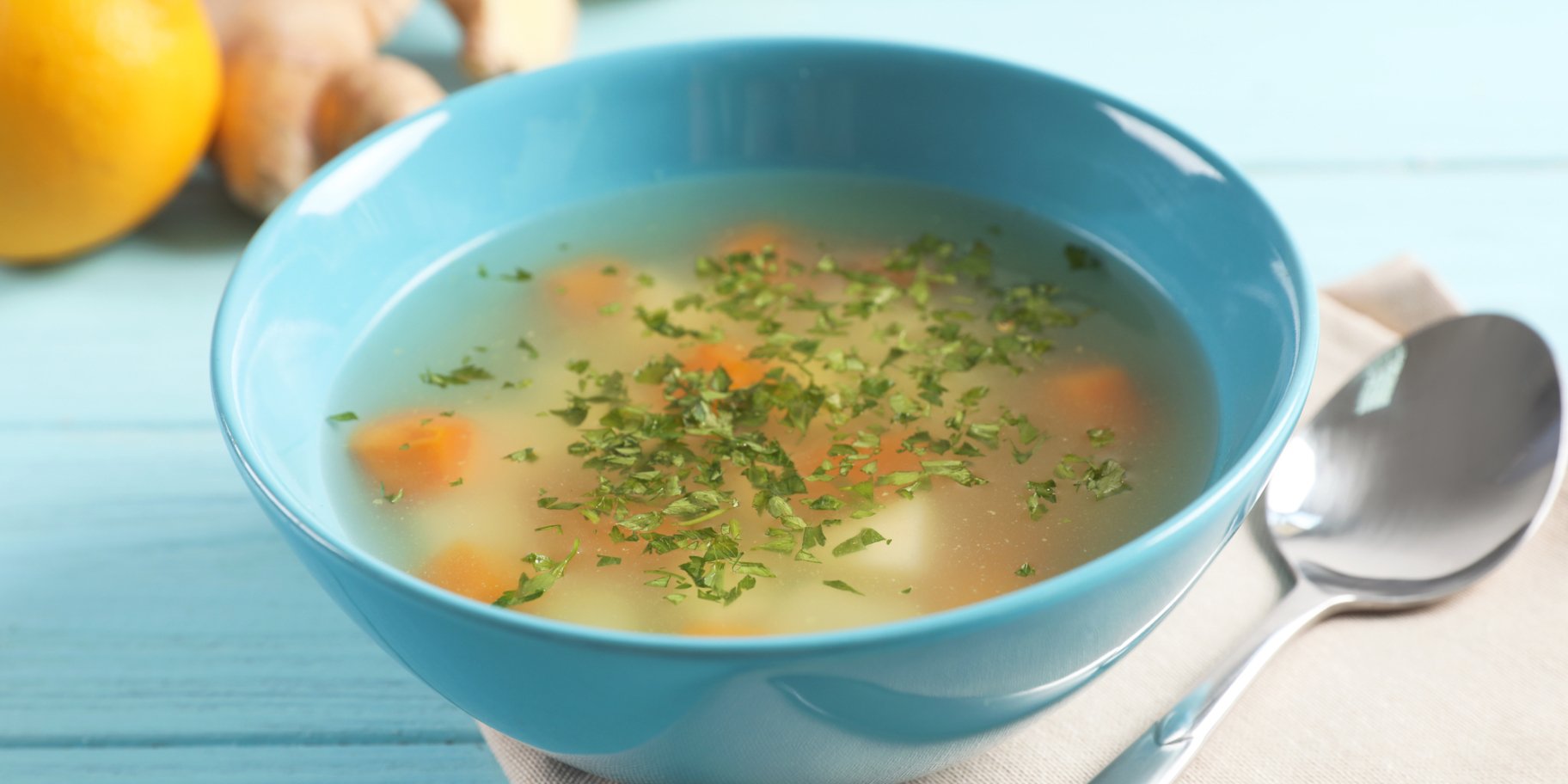 Курячий суп з імбирем