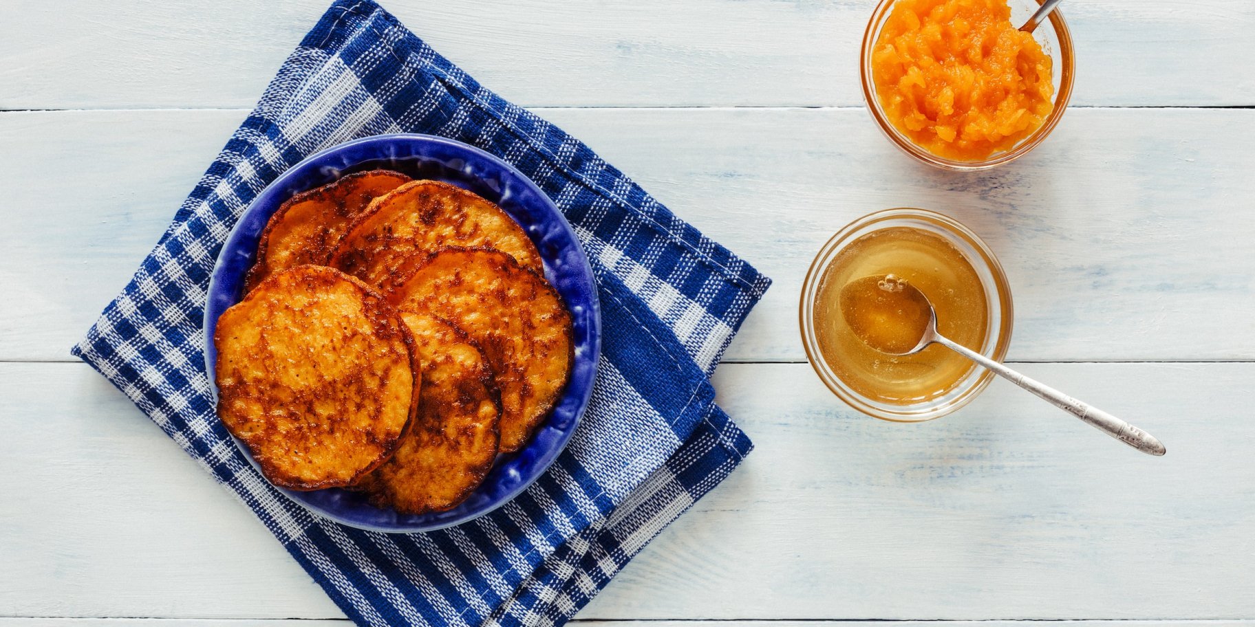 тыквенные оладьи с корицей