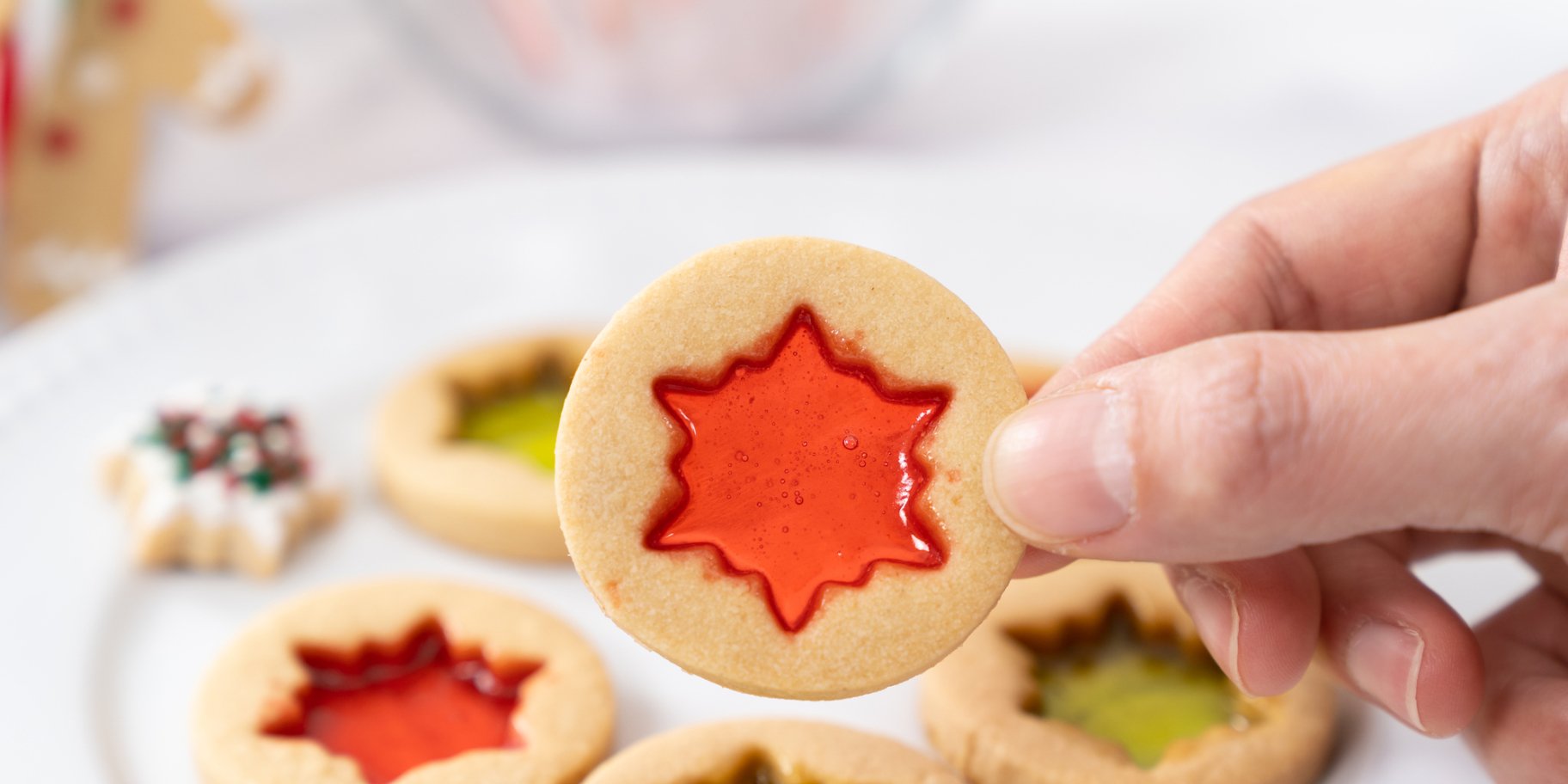 витражное печенье