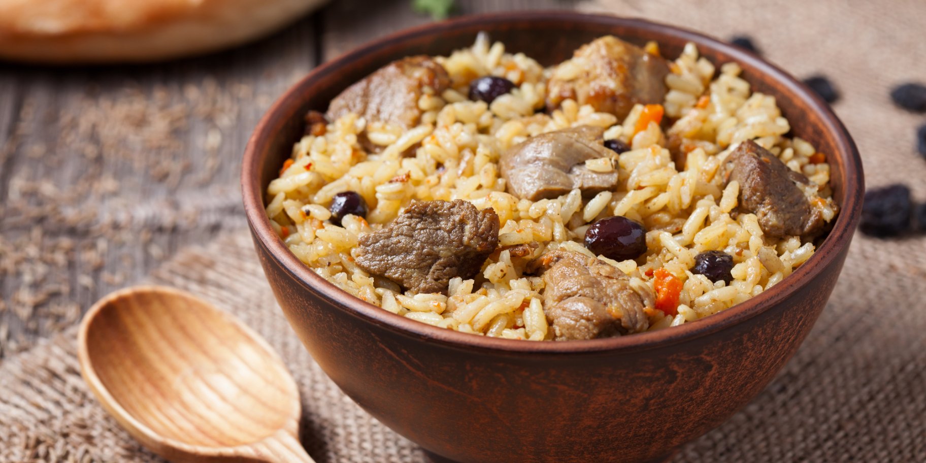 Плов з м'ясом