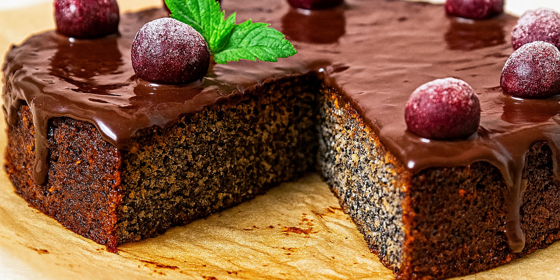 Маковий пиріг без борошна