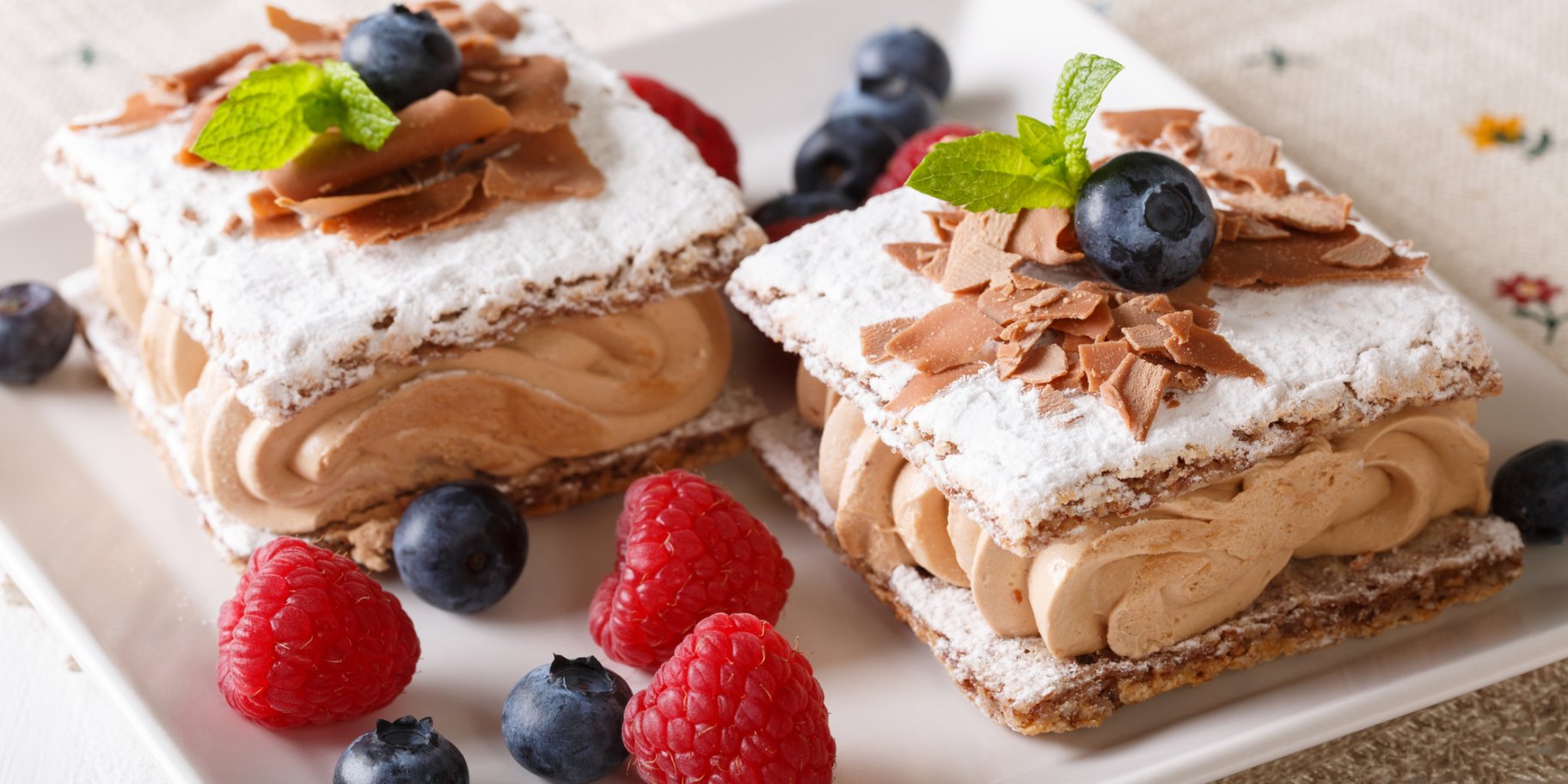 Торт із листкового тіста