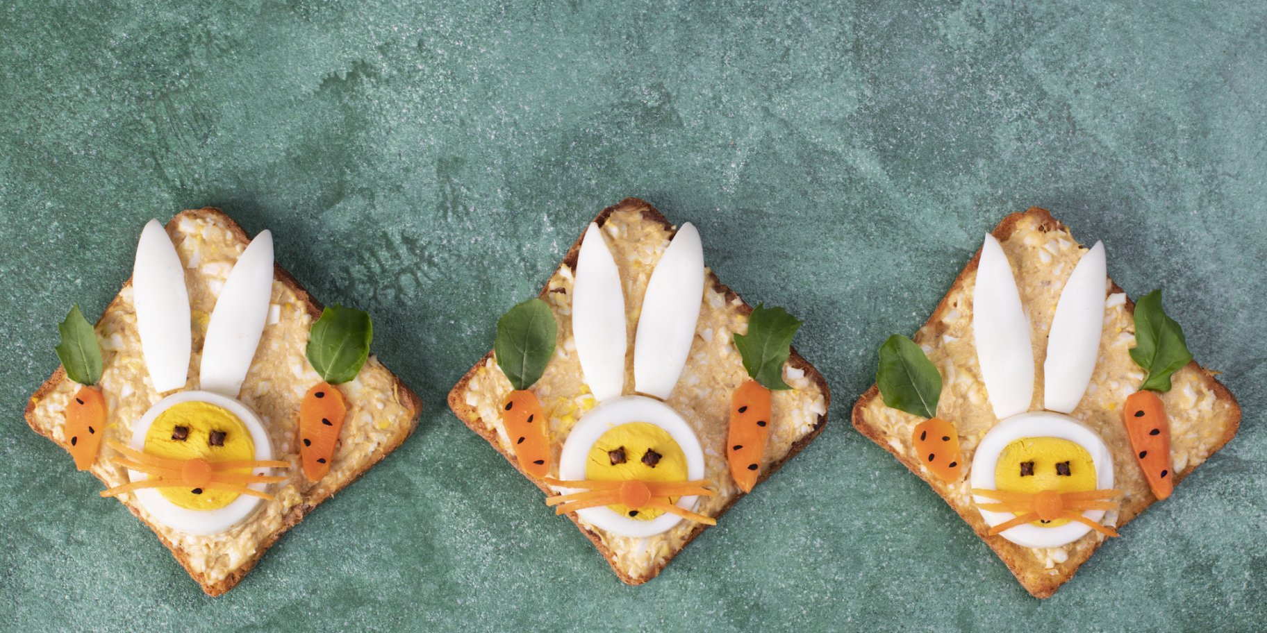 Канапки «Великодні зайчики»