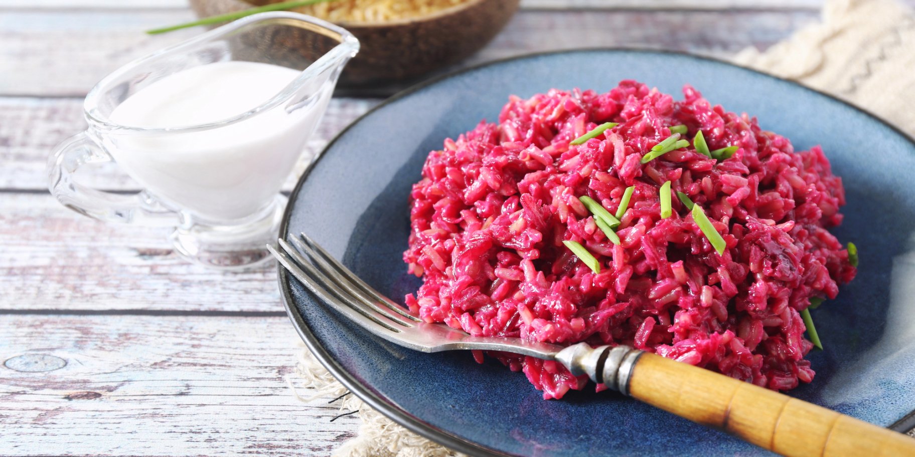 Веганське ризото з буряком