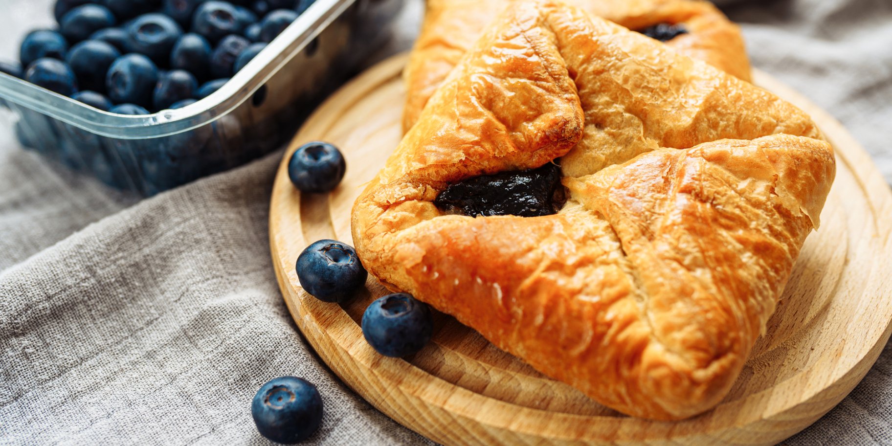 Пирожки с черникой