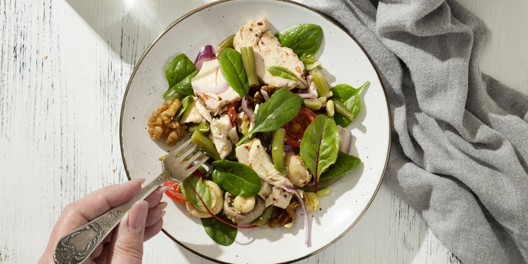 Салат з куркою