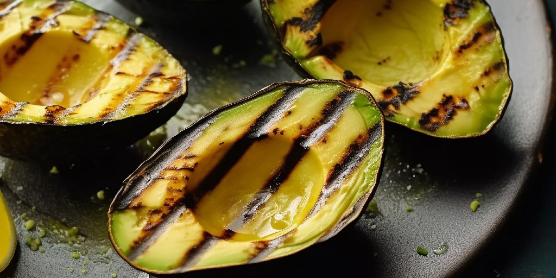 Веганські авокадо на грилі