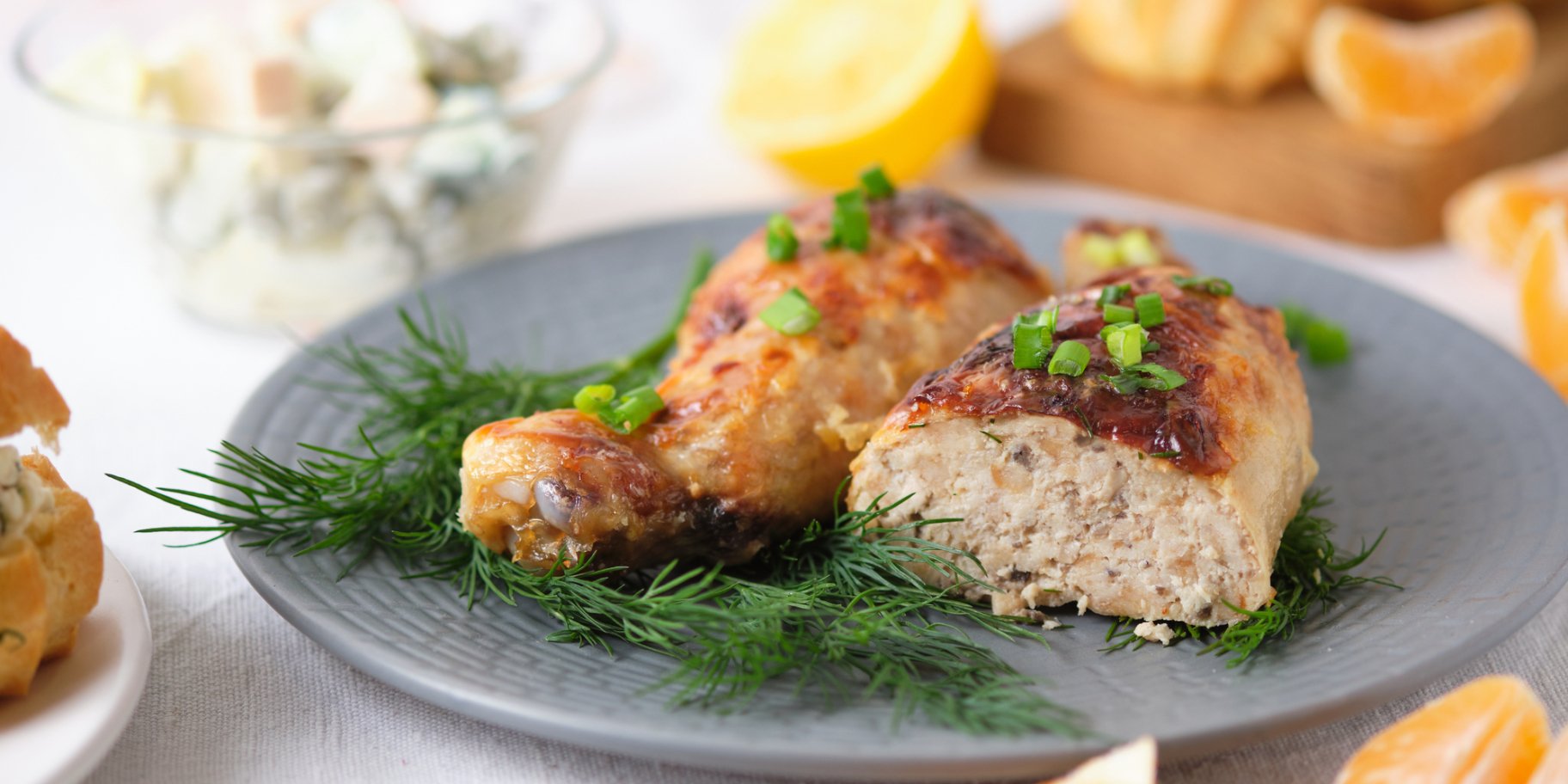 Фаршировані курячі окости