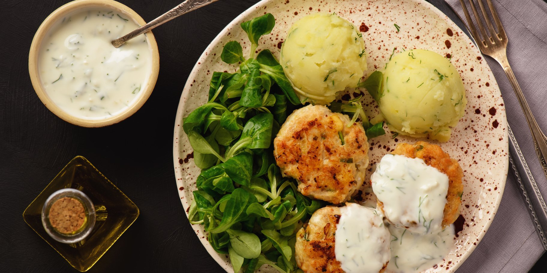 Курячі котлети із сиром і зеленню