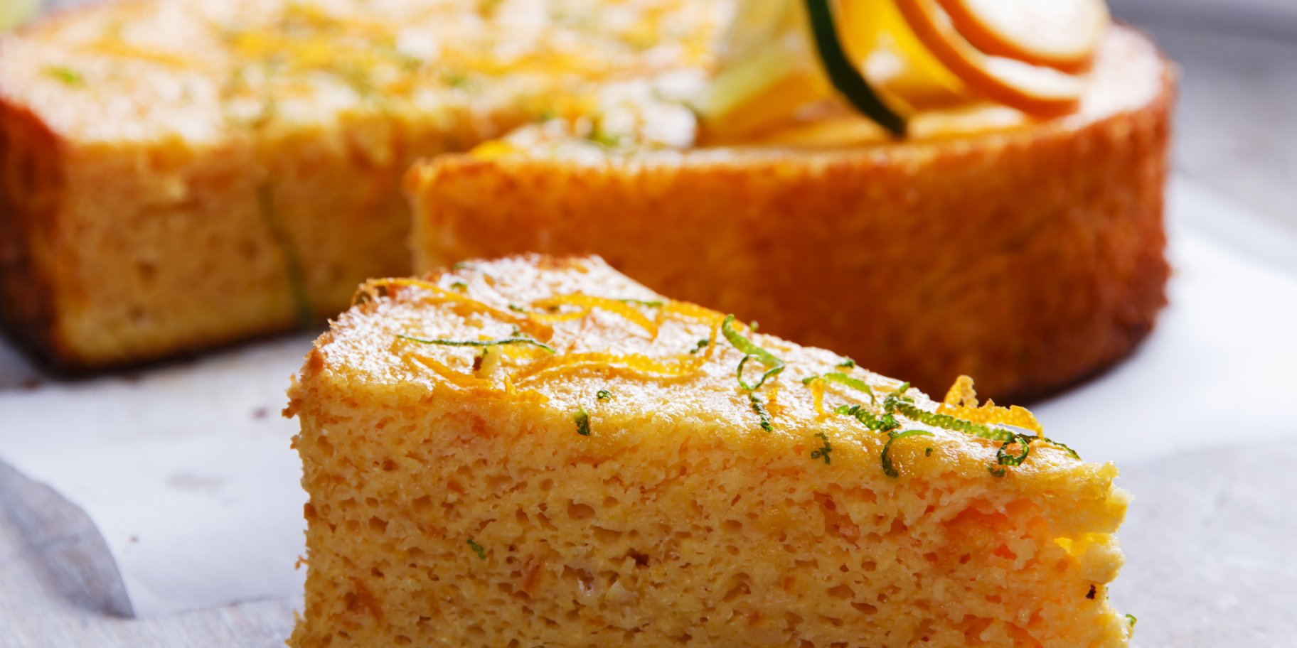 кекс з апельсинами