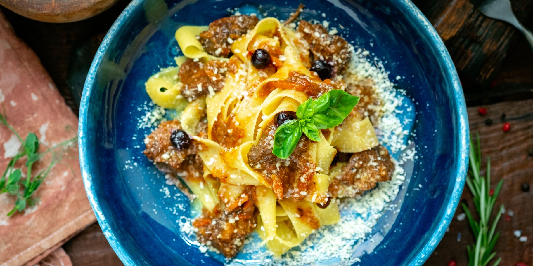 Паста с уткой