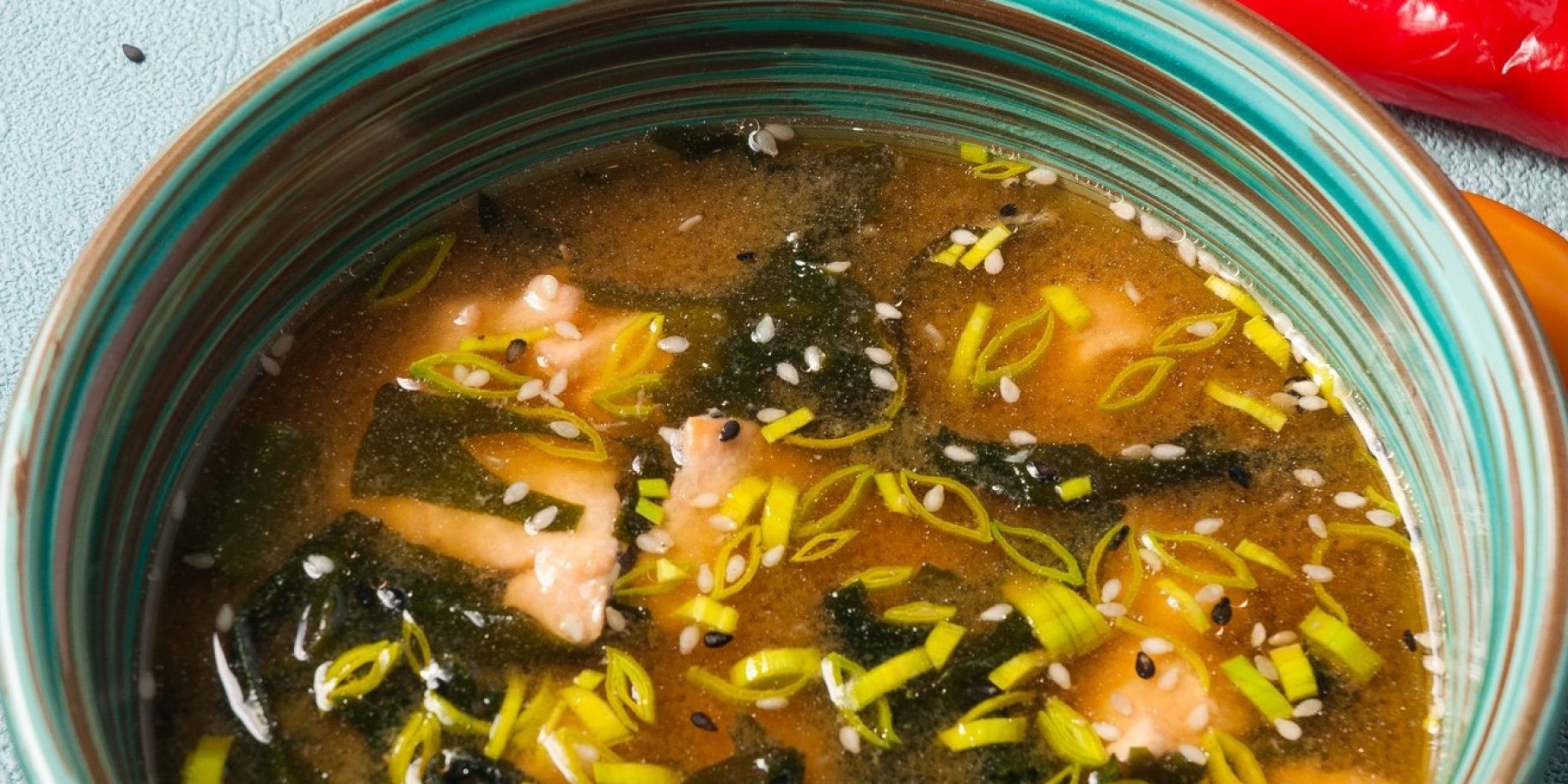 Місо-рамен з лососем