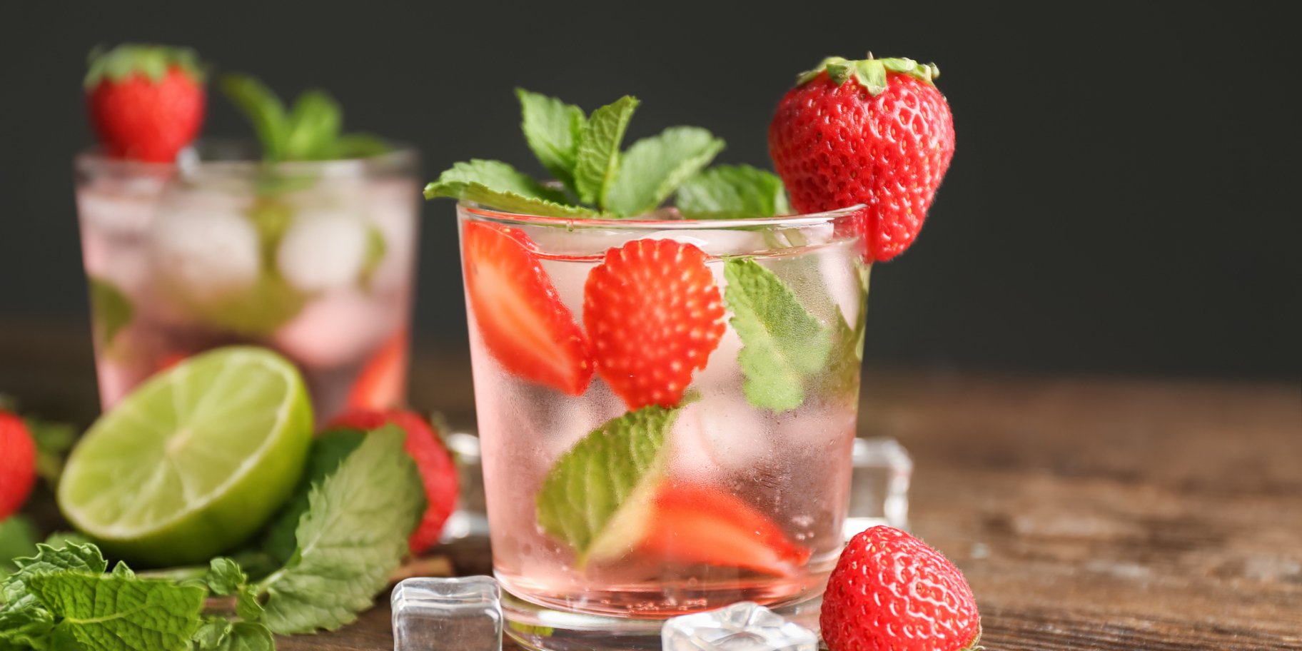 Полуничний мохіто