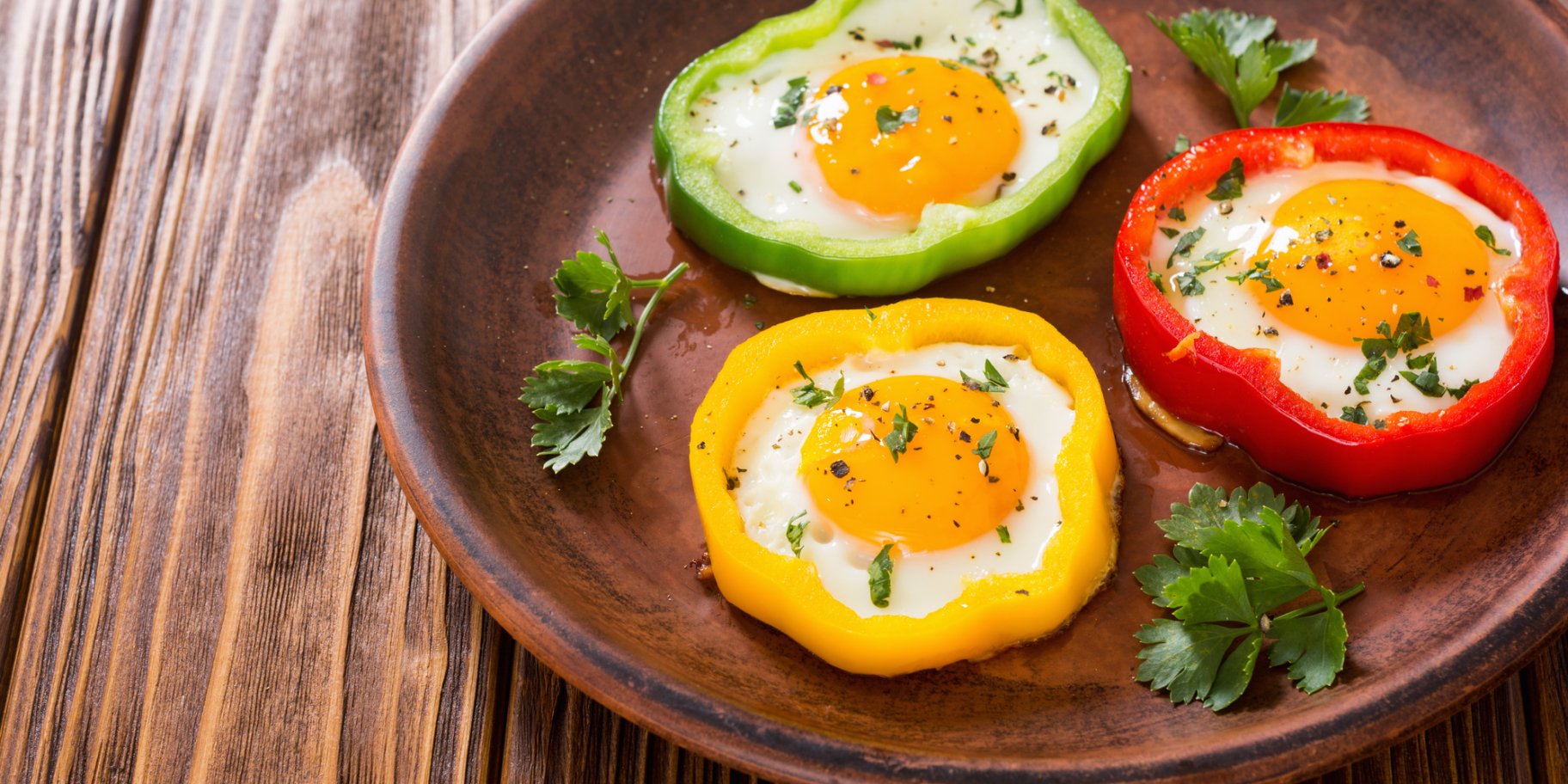 Яєчня в болгарському перці