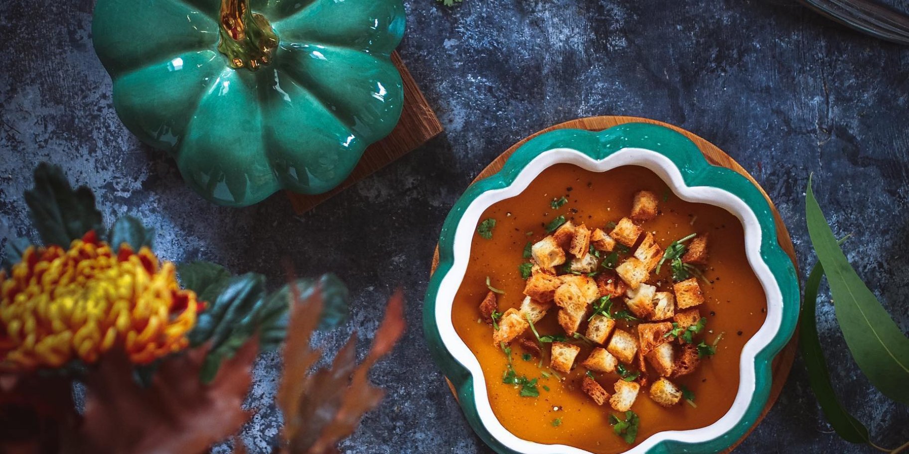 Гарбузовий суп з карі