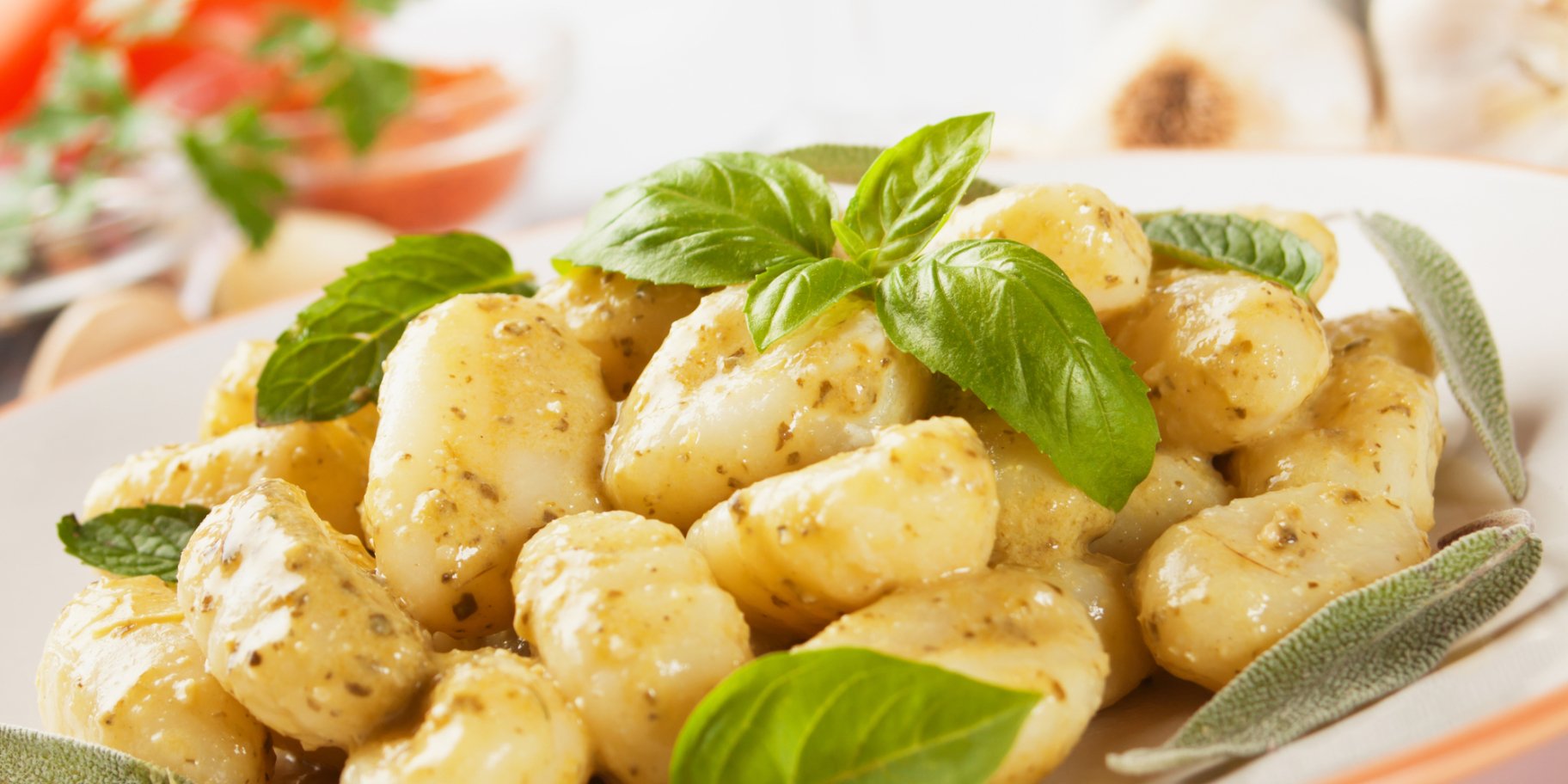 Манні галушки з грибами