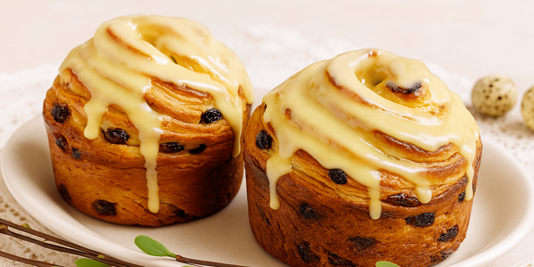 Крафіни з лимонною глазур’ю