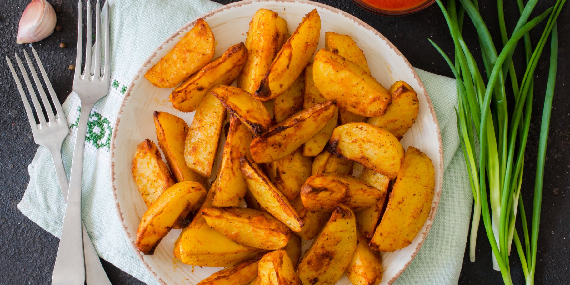 Смажена картопля в сухарях