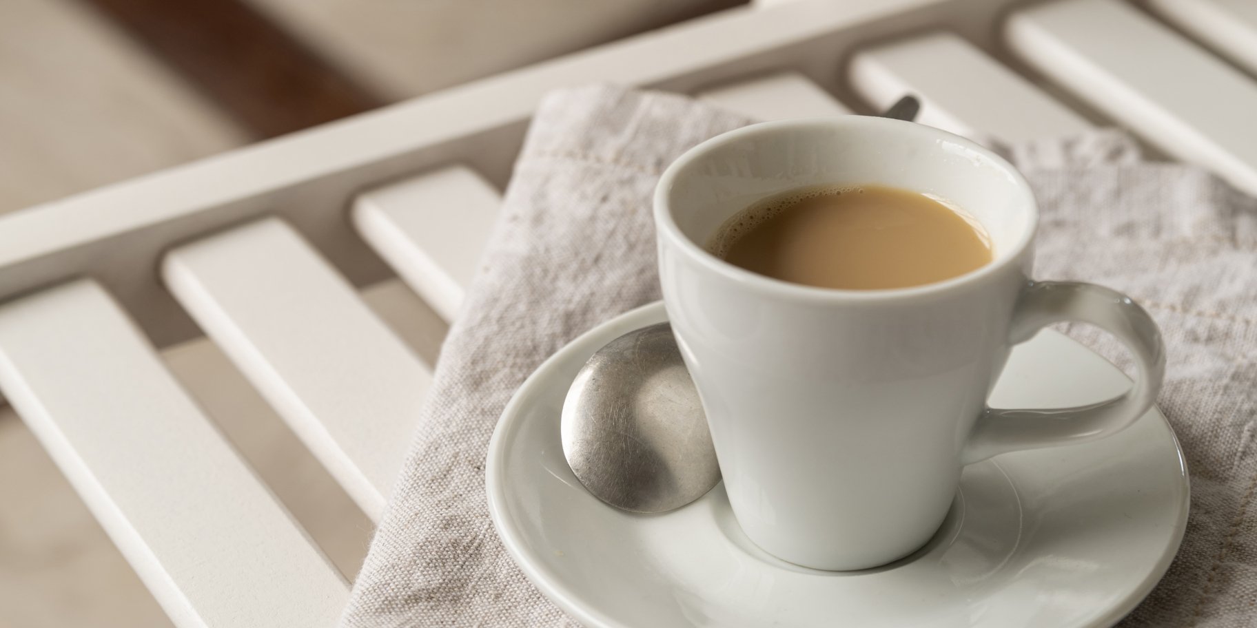 Утренний кофе с молоком