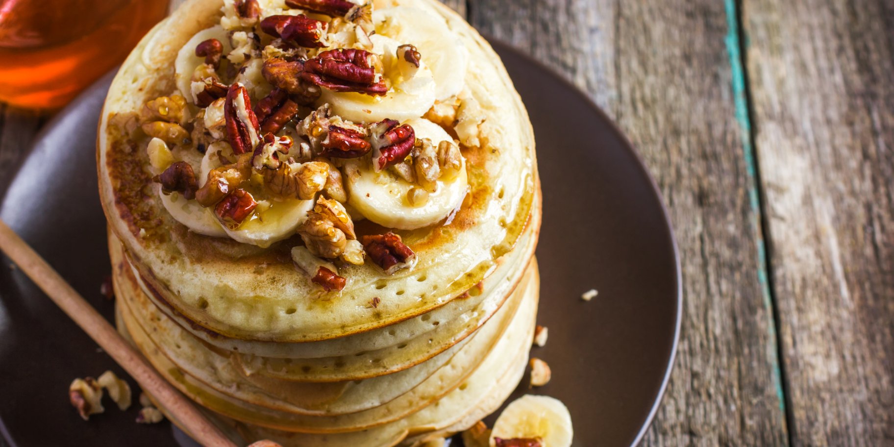 Оладки з вівсянки і банана