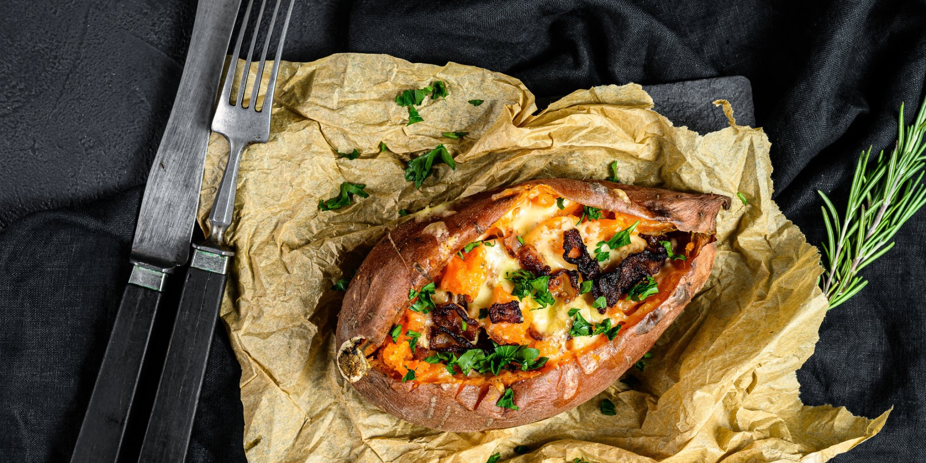 Фарширований батат