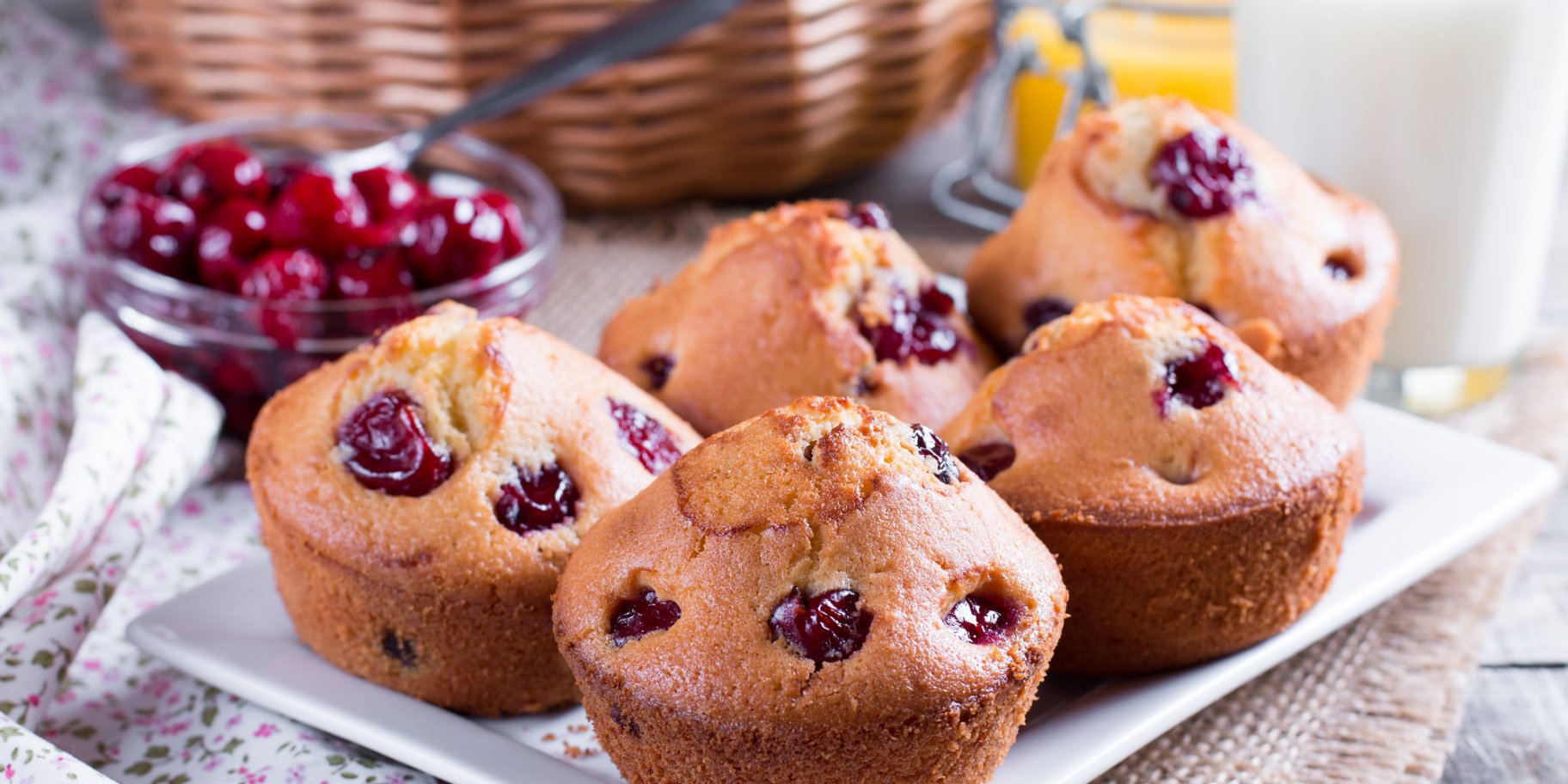 Мафіни з черешнями