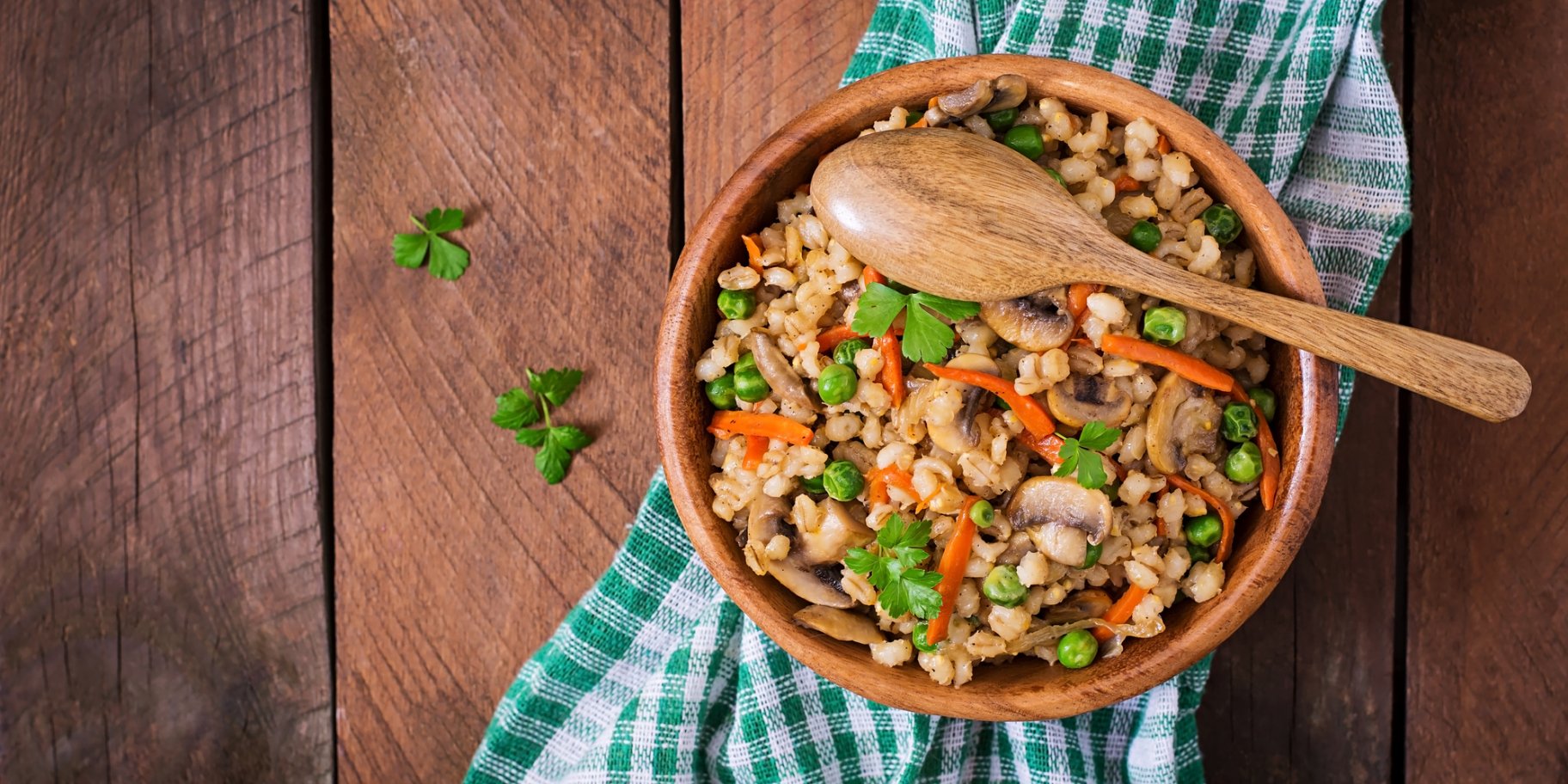 Перловка з грибами