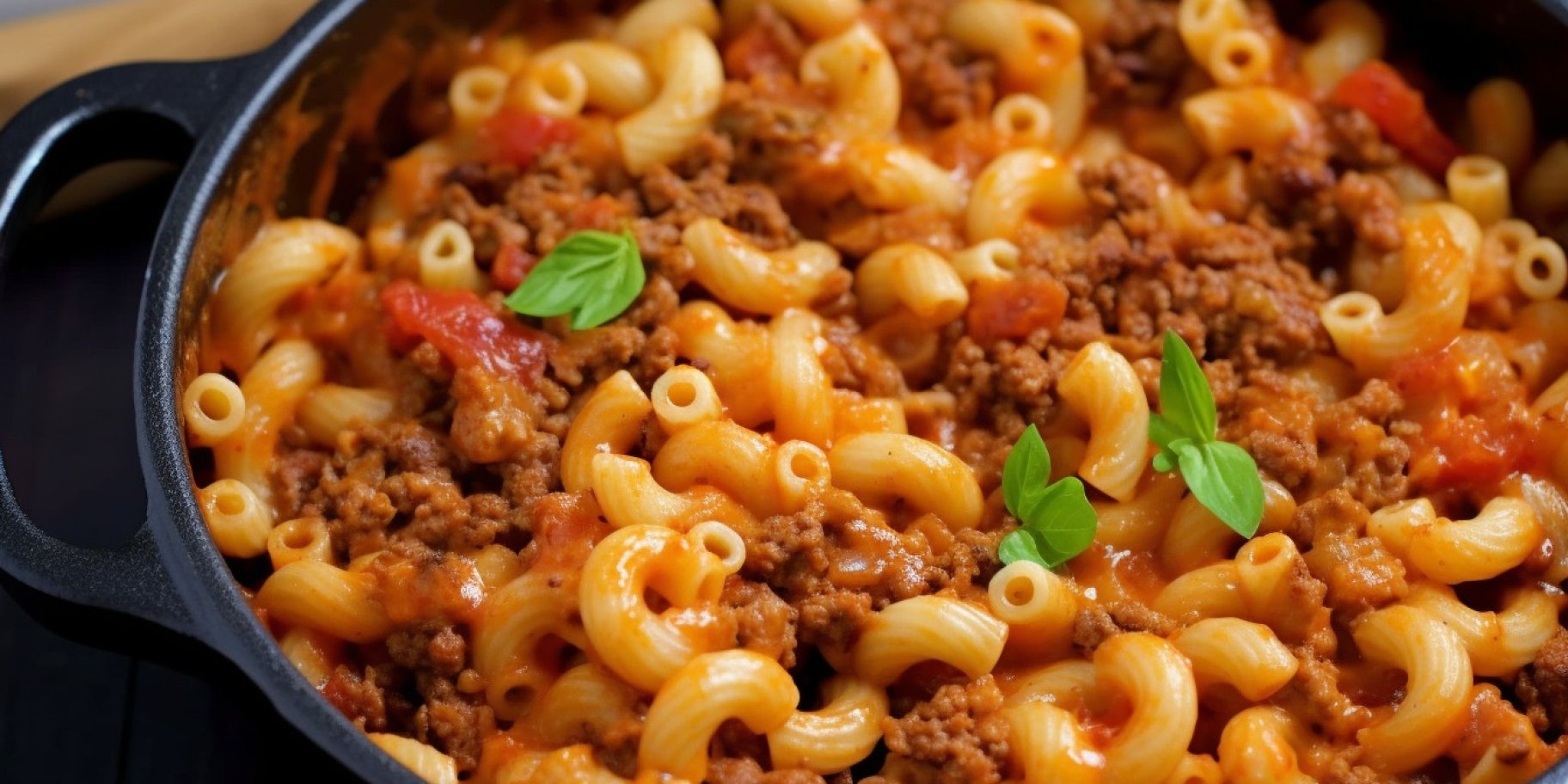 Гуляш з макаронами й сиром