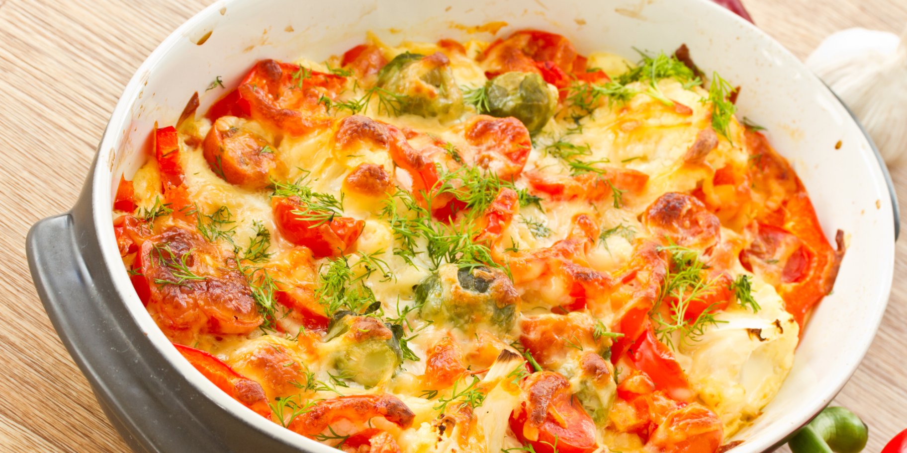 Овочі під сиром