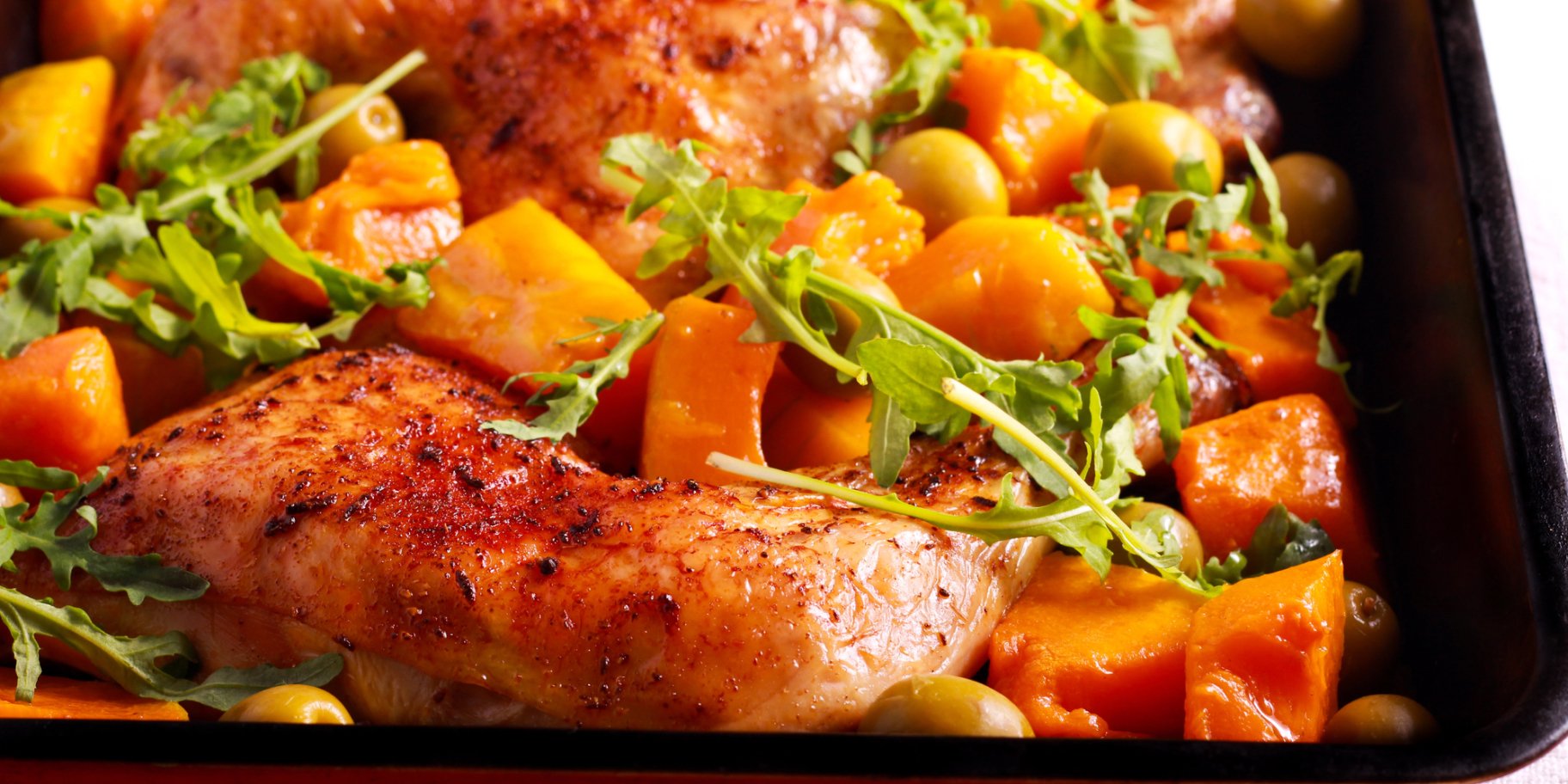 Курка, фарширована айвою і гарбузом