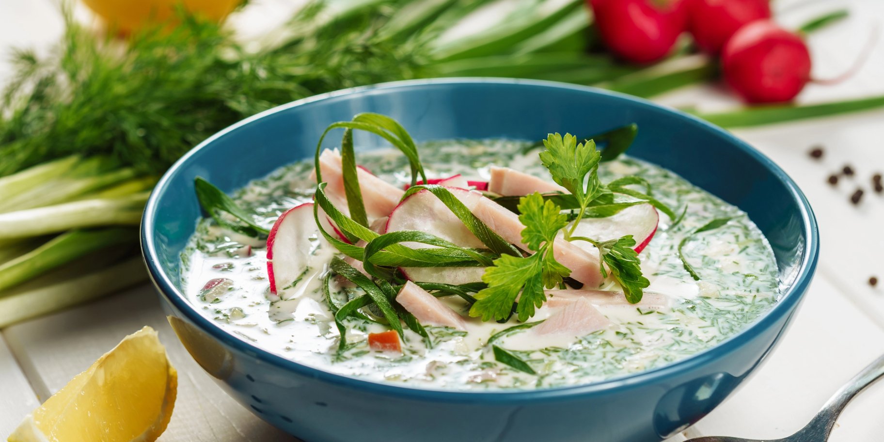 Окрошка на сироватці