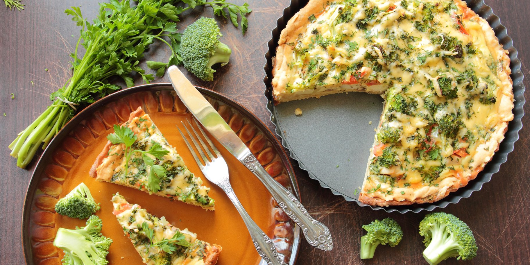 Пиріг з броколі