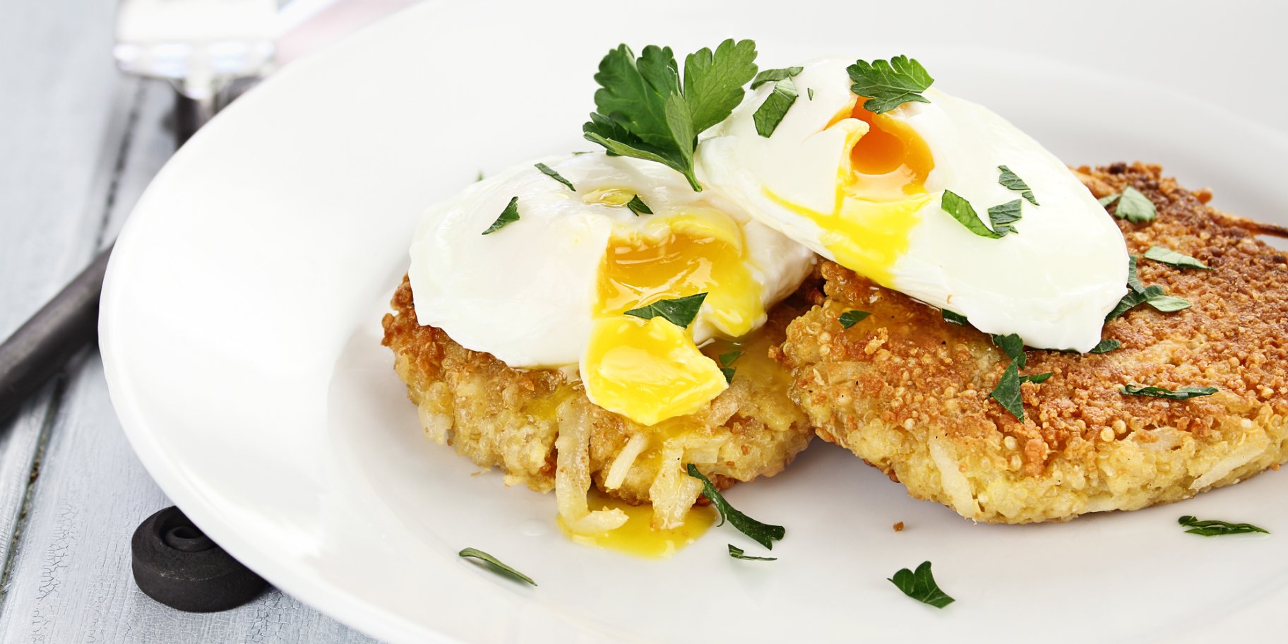 Сирні панкейки з яйцем