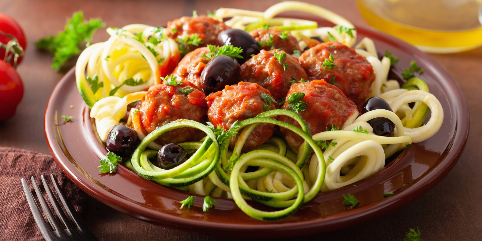 Спагеті з фрикадельками