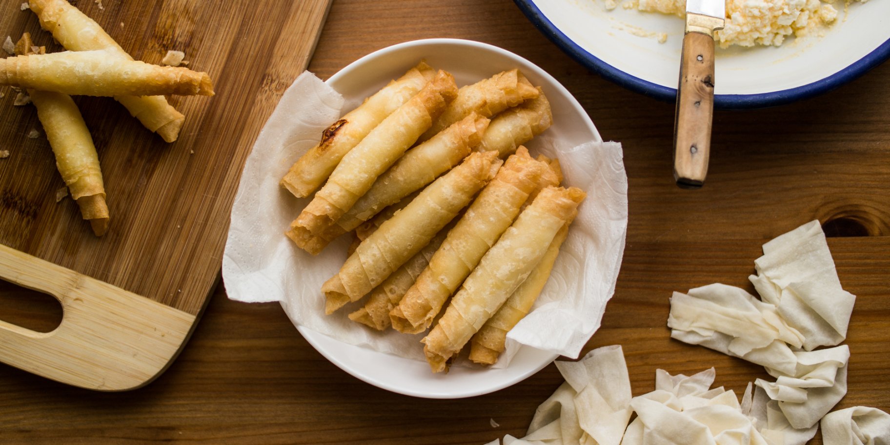 Сигара борек з сирною начинкою