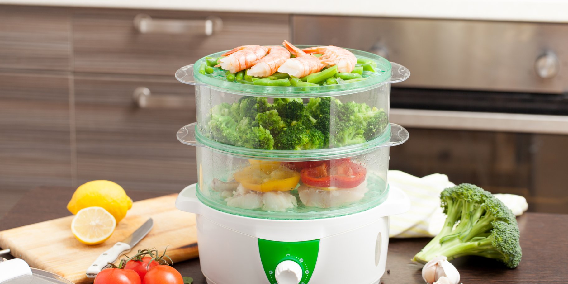 Овочі в пароварці