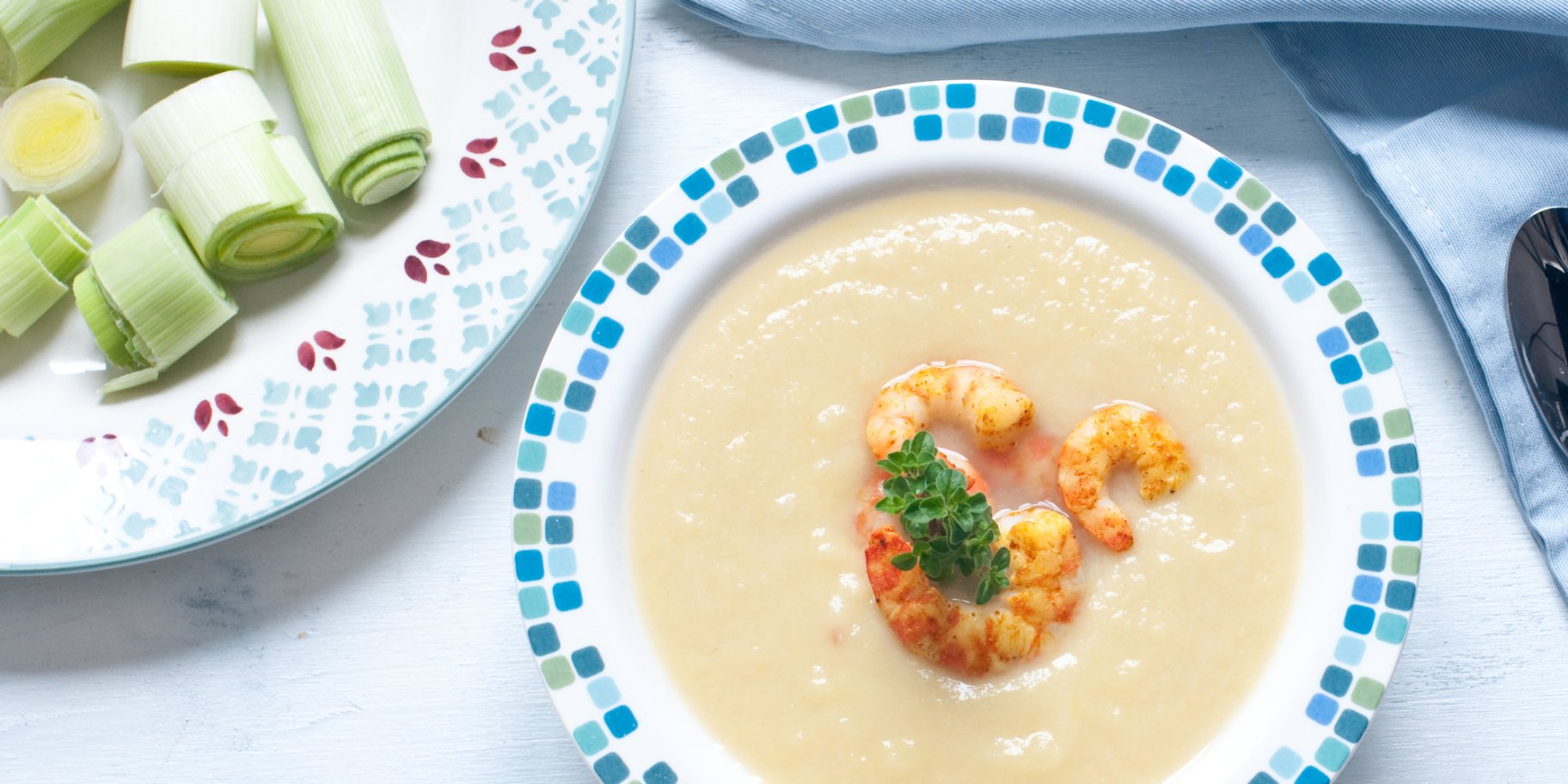Крем-суп з креветками
