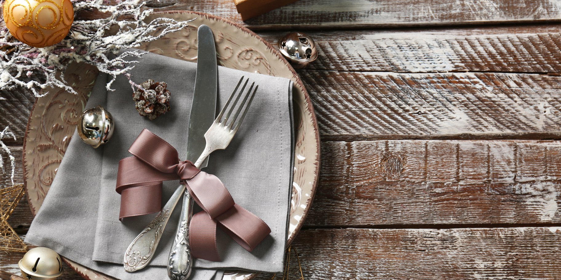 новогодний декор, посуда