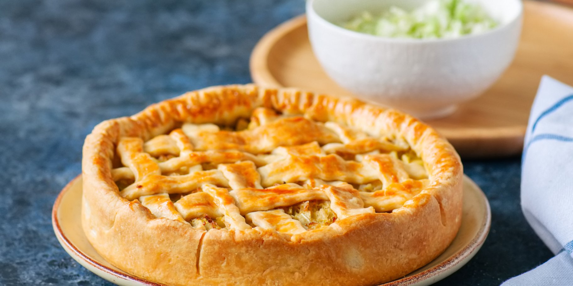 Постный капустный пирог