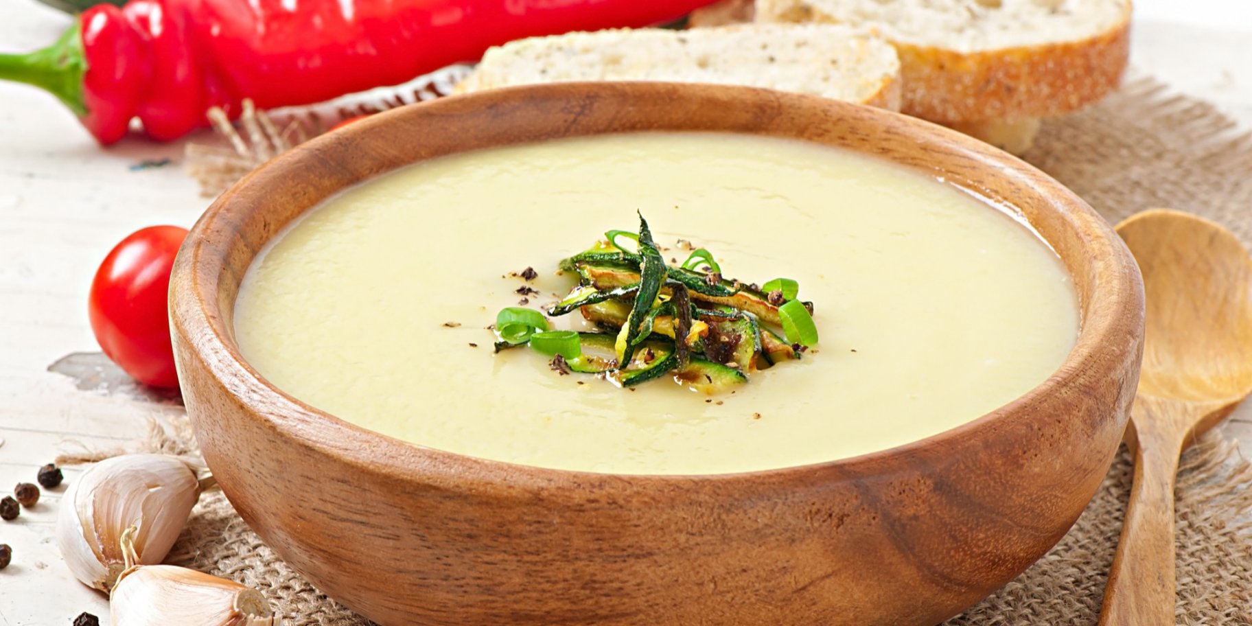 Суп-пюре з кабачків