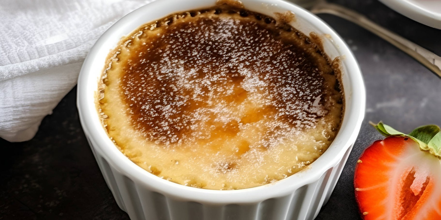 Безмолочний десерт крем-брюле