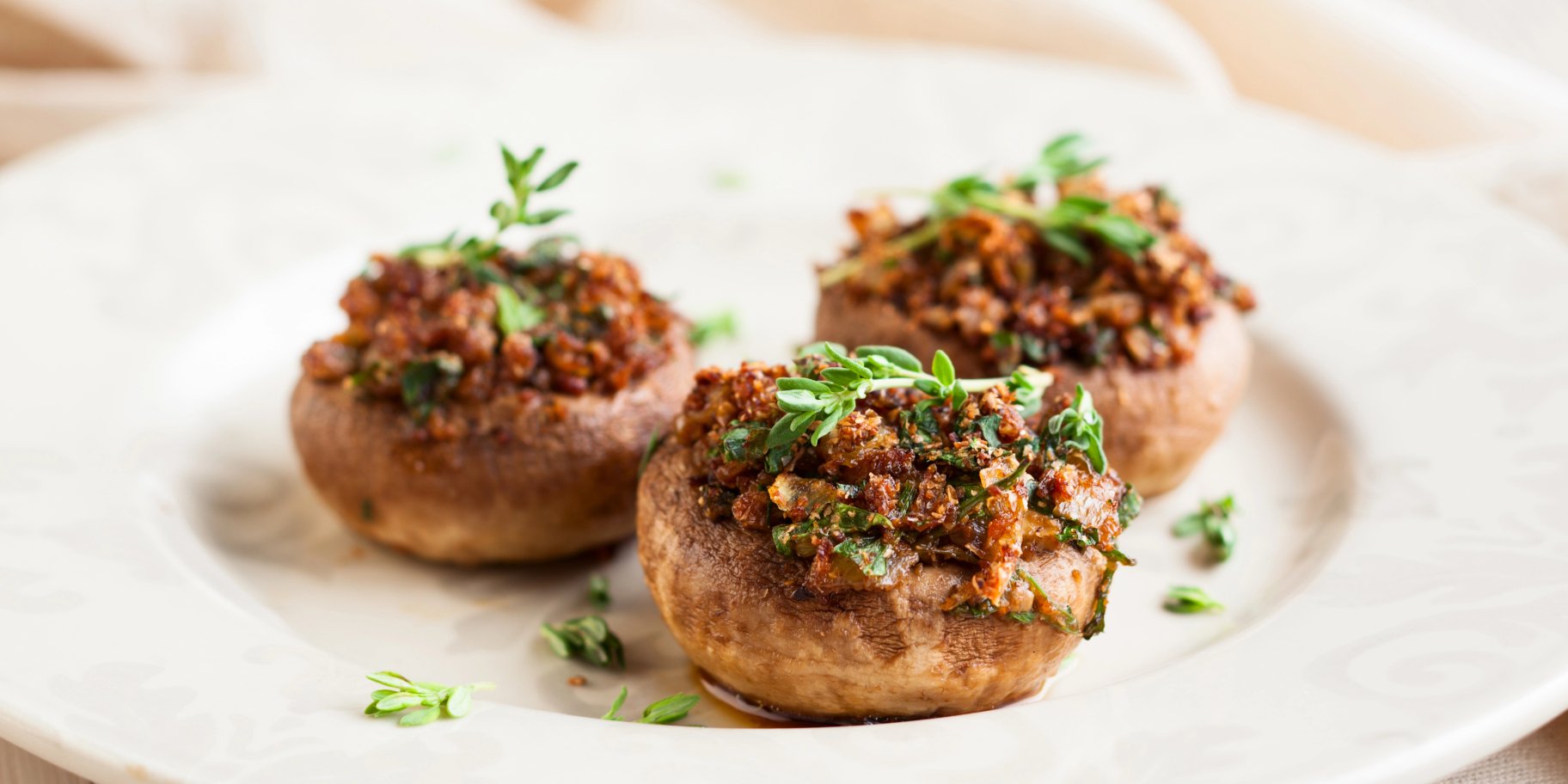 Печериці у фарші