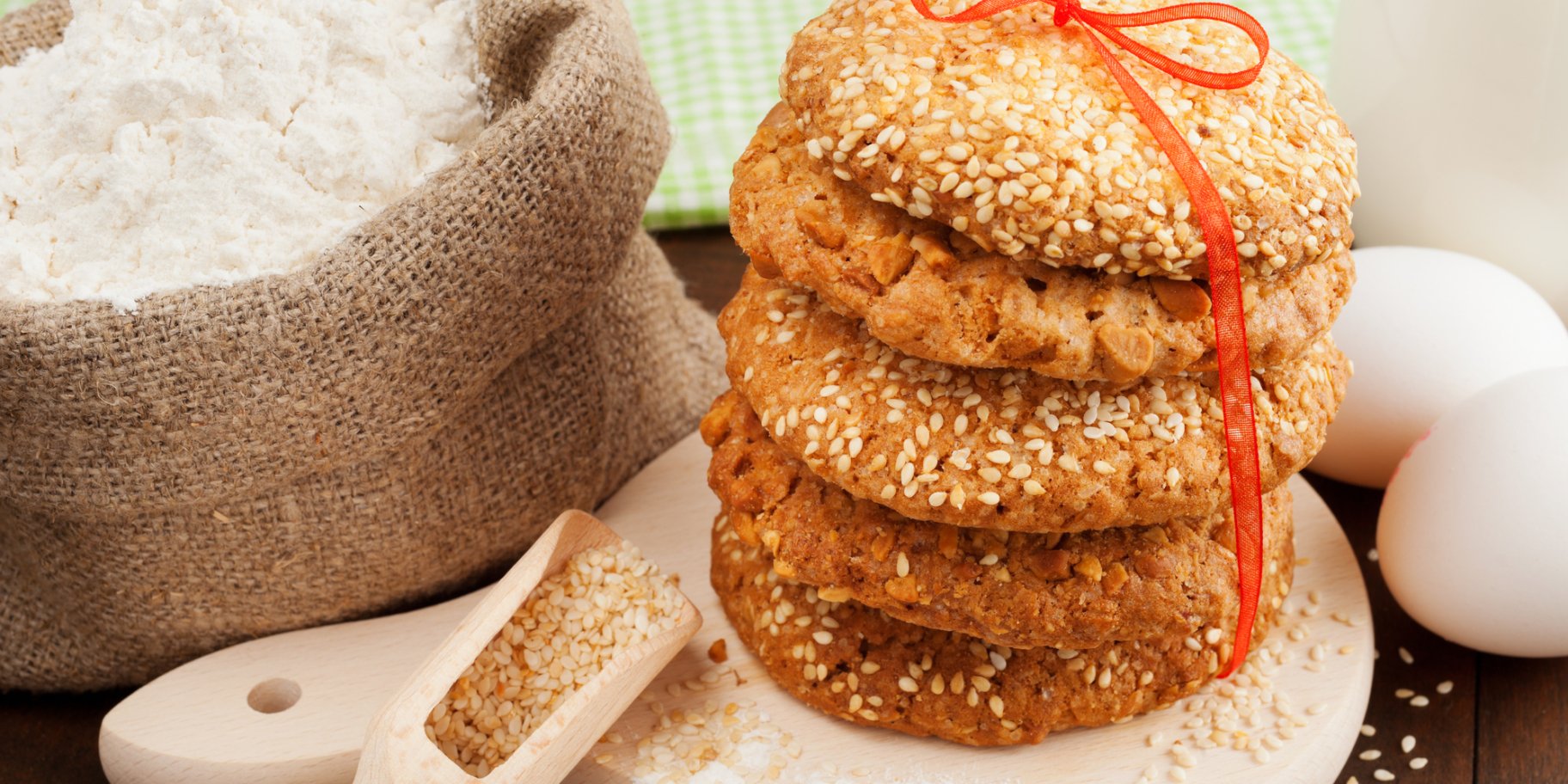 Печиво з кунжутом