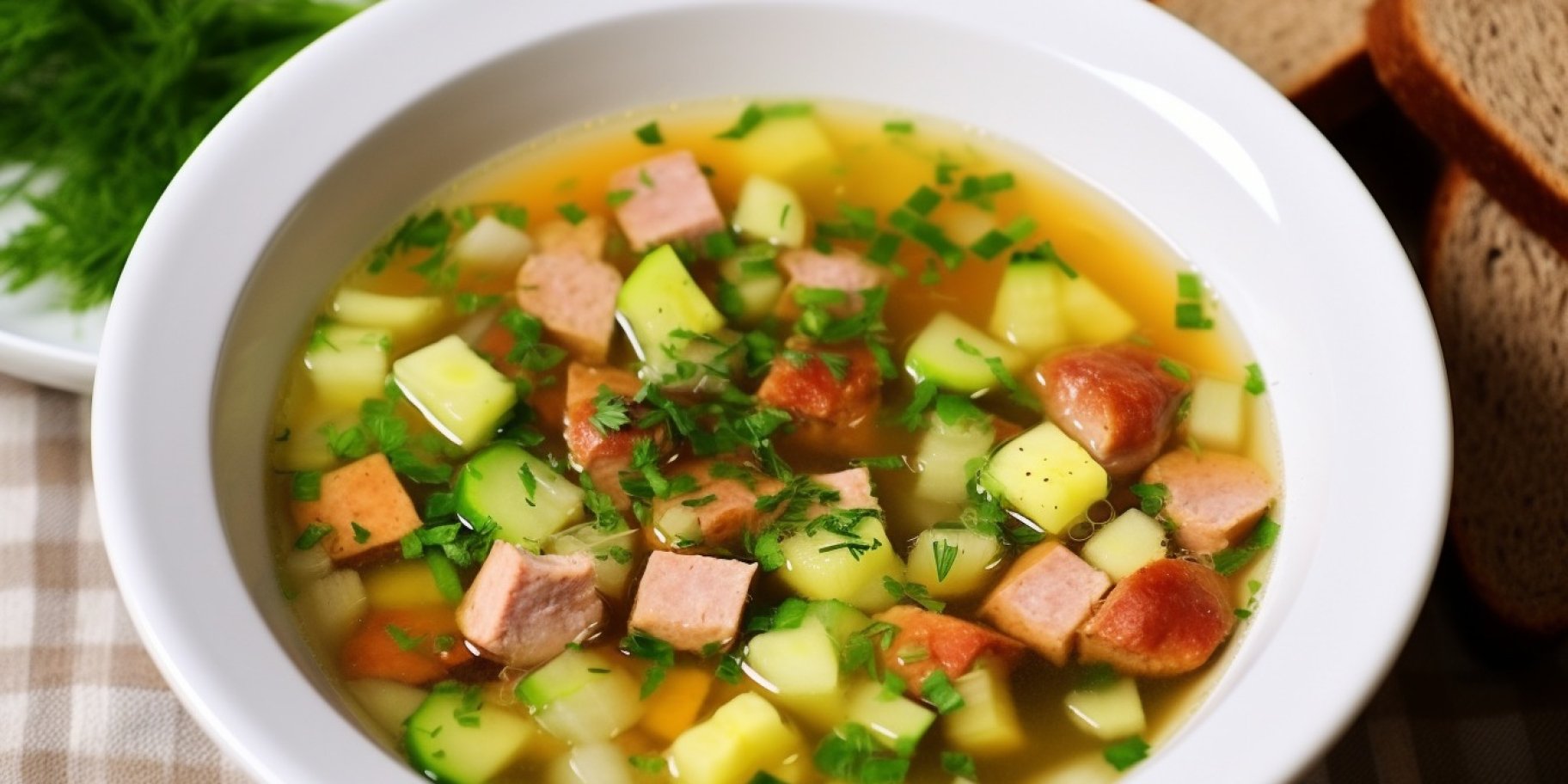 Окрошка на темному пиві