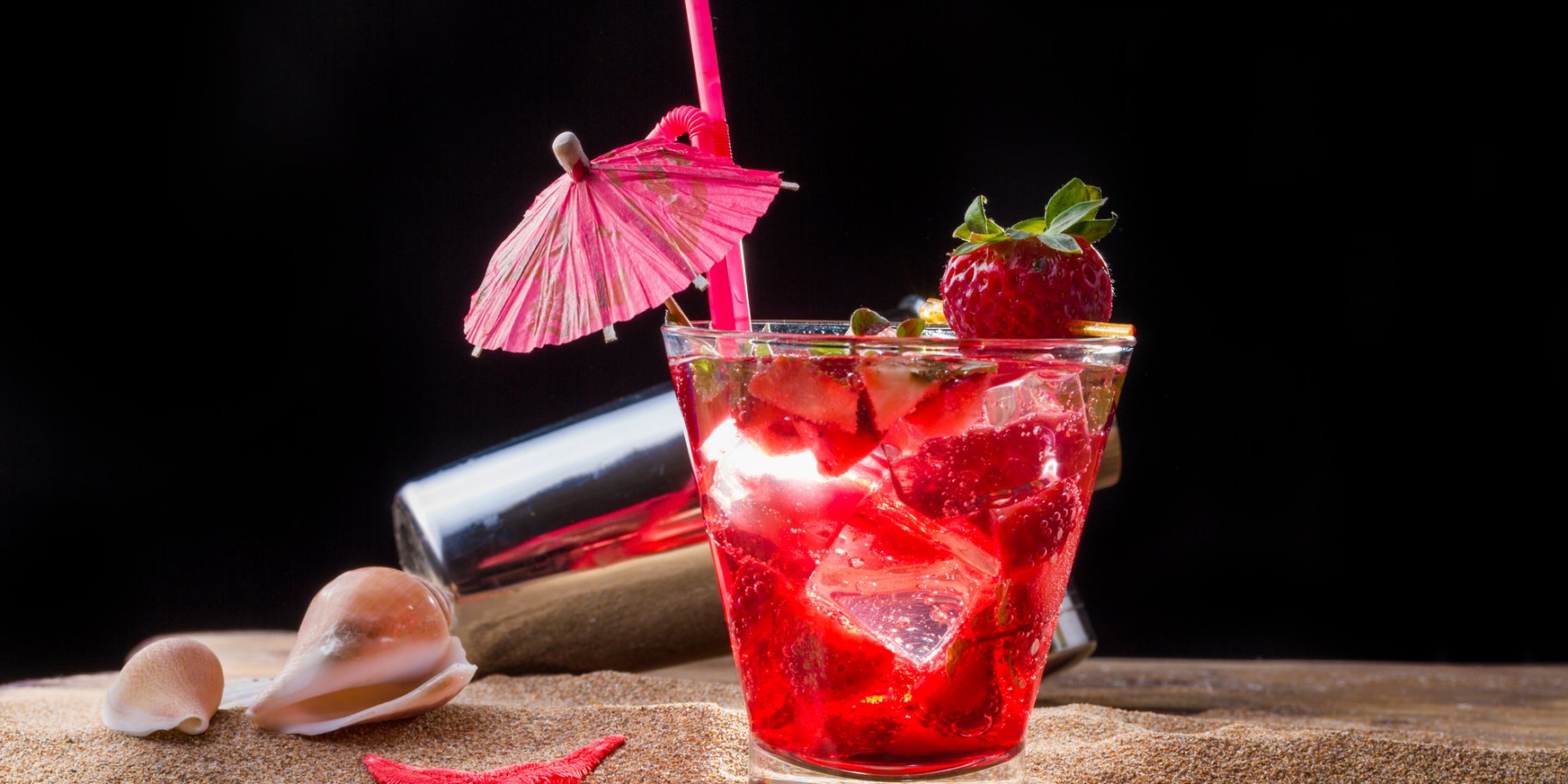 полуничний коктейль